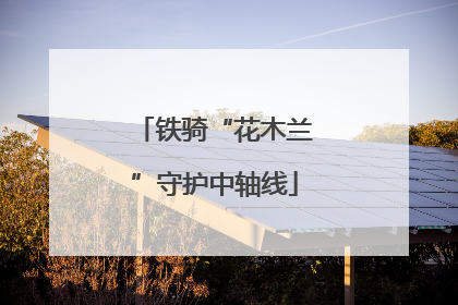 铁骑“花木兰”守护中轴线