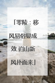 零陵：移风易俗显成效 岿山新风扑面来