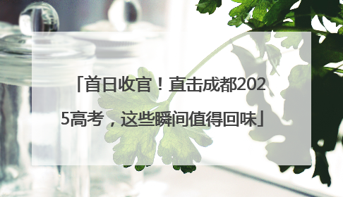 首日收官！直击成都2025高考，这些瞬间值得回味