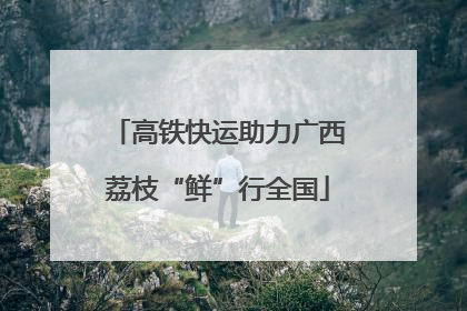 高铁快运助力广西荔枝“鲜”行全国