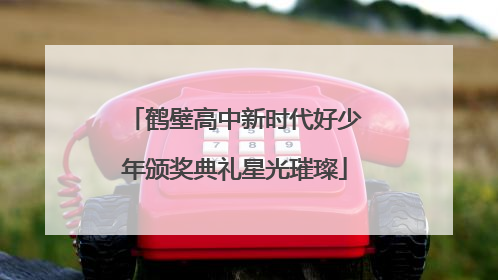 鹤壁高中新时代好少年颁奖典礼星光璀璨