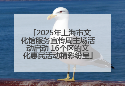 2025年上海市文化馆服务宣传周主场活动启动 16个区的文化惠民活动精彩纷呈
