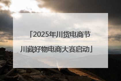 2025年川货电商节川藏好物电商大赛启动