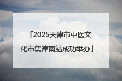2025天津市中医文化市集津南站成功举办