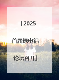 2025首届绿电铝论坛召开
