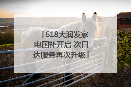 618大润发家电国补开启 次日达服务再次升级
